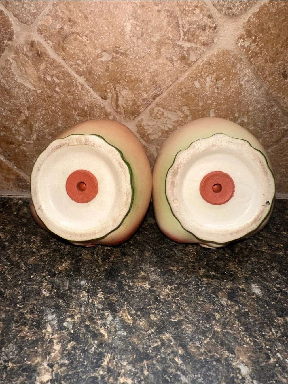 Pink Ceramic Pig Salt & Pepper Shaker Set from the 1950’s